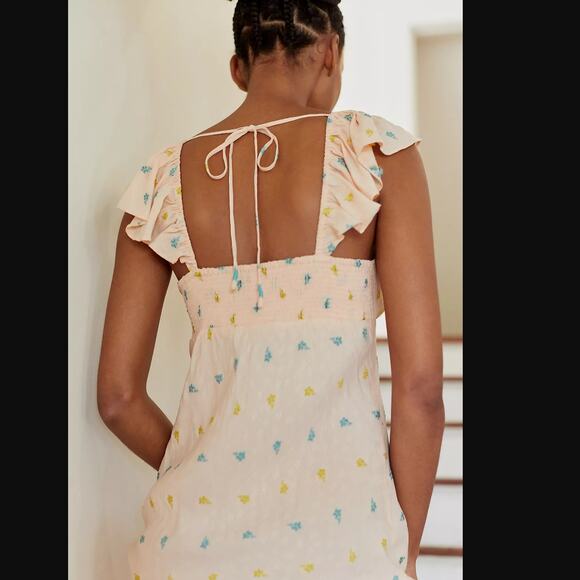 Anthropologie Scallop Babydoll Dress - New - Small - Picture 4 of 6